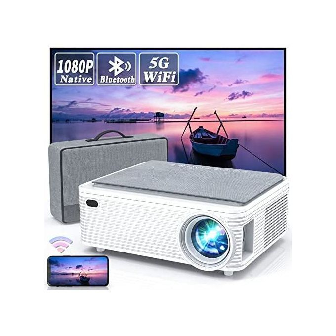 Zaolightec X5 FHD Mobile Compatible Bluetooth Wifi Projector With Screen
