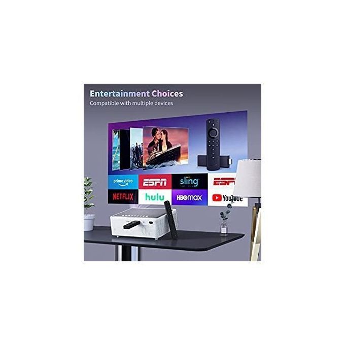 Zaolightec X5 FHD Mobile Compatible Bluetooth Wifi Projector With Screen