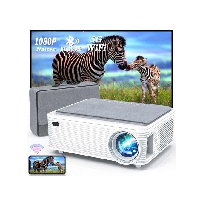 Zaolightec X5 FHD Mobile Compatible Bluetooth Wifi Projector With Screen