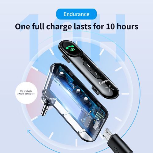 Baseus Car Bluetooth Receiver 3.5mm Aux Audio Music