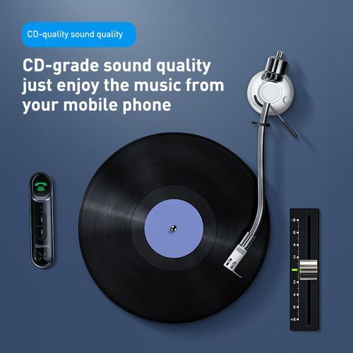 Baseus Car Bluetooth Receiver 3.5mm Aux Audio Music