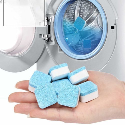 12pcs - Washing Machine Tank Effervescent Cleaning Tablets