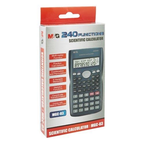 M&G Scientific Students Calculator 240 Functions Stationery