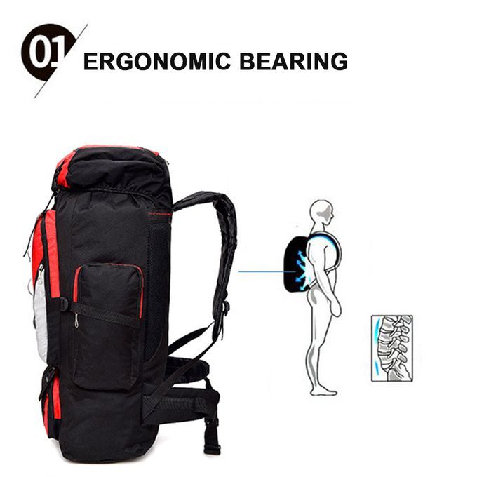 100L Large Capacity Mountaineering Backpack Outdoor Sports