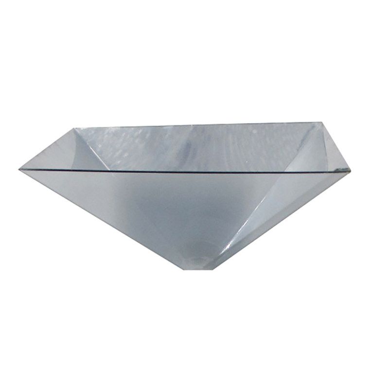 Universal 3D Hologram Pyramid Display Projector Video-Silver
