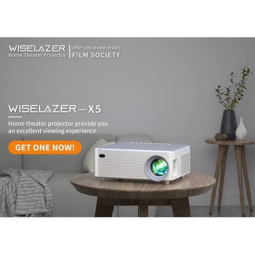 Wiselazer X5 FHD Mobile Compatible Bluetooth Wifi Projector