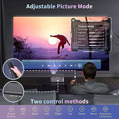 Wiselazer X5 FHD Mobile Compatible Bluetooth Wifi Projector