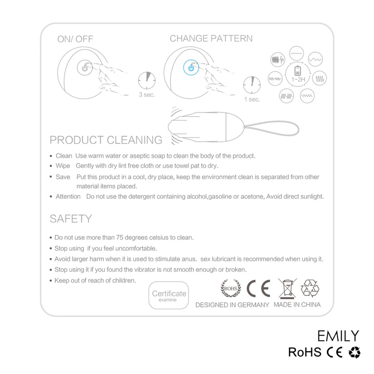 Jumping Egg Remote Control G-point Stimulator Vibrator With