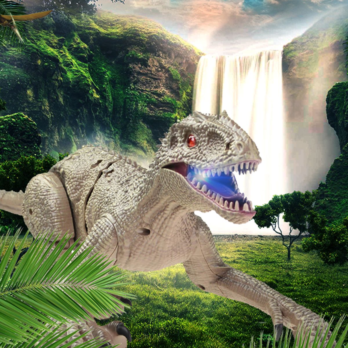 Realistic Dino Remote Control Dinosauria Velociraptor Toy