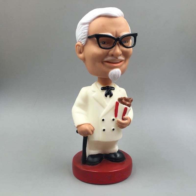 Nodding K Logo Shake Head Dolls Dashboard Car Decoration