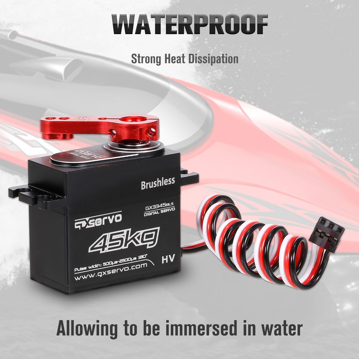 GX3345BLS 45KG Servo IP67 Waterproof Steering Servo High