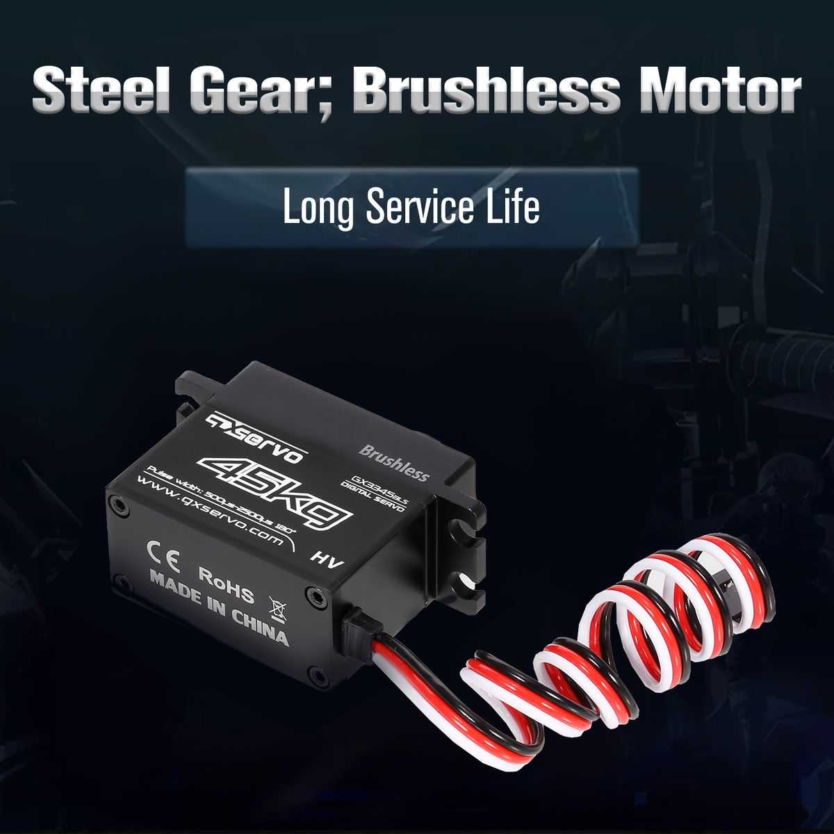 GX3345BLS 45KG Servo IP67 Waterproof Steering Servo High