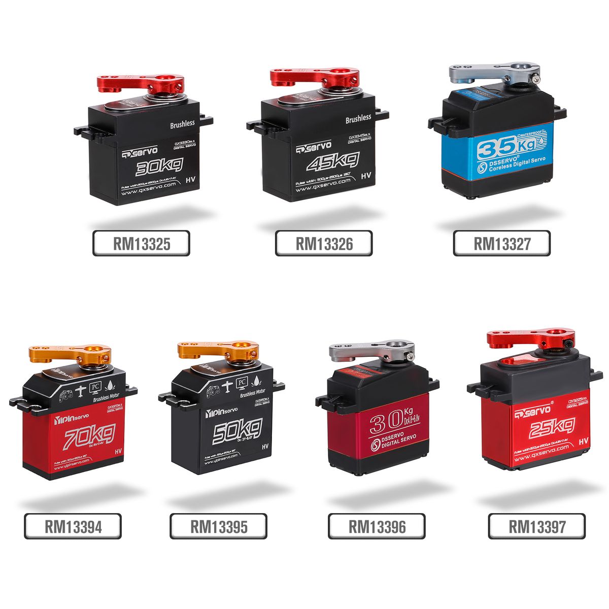 GX3345BLS 45KG Servo IP67 Waterproof Steering Servo High