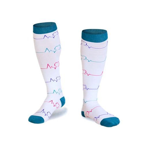 Breathable Men's Compression Socks For Running Travel Cycling