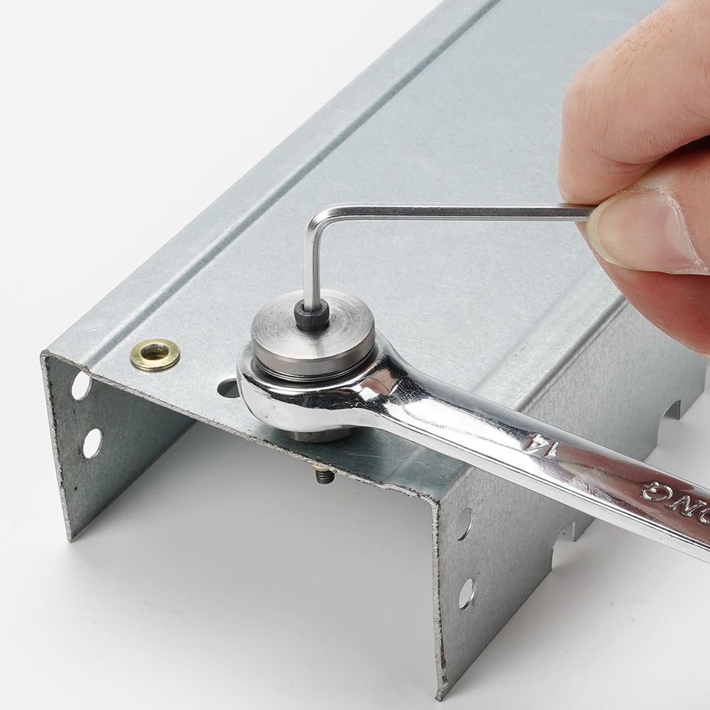 36pcs Rivet Nut Head Kit  Galvanized Hand Rivet Head Set With M3/M4/M5/M6/M8/M10 M3-M10 Nutsortment Simple Installation