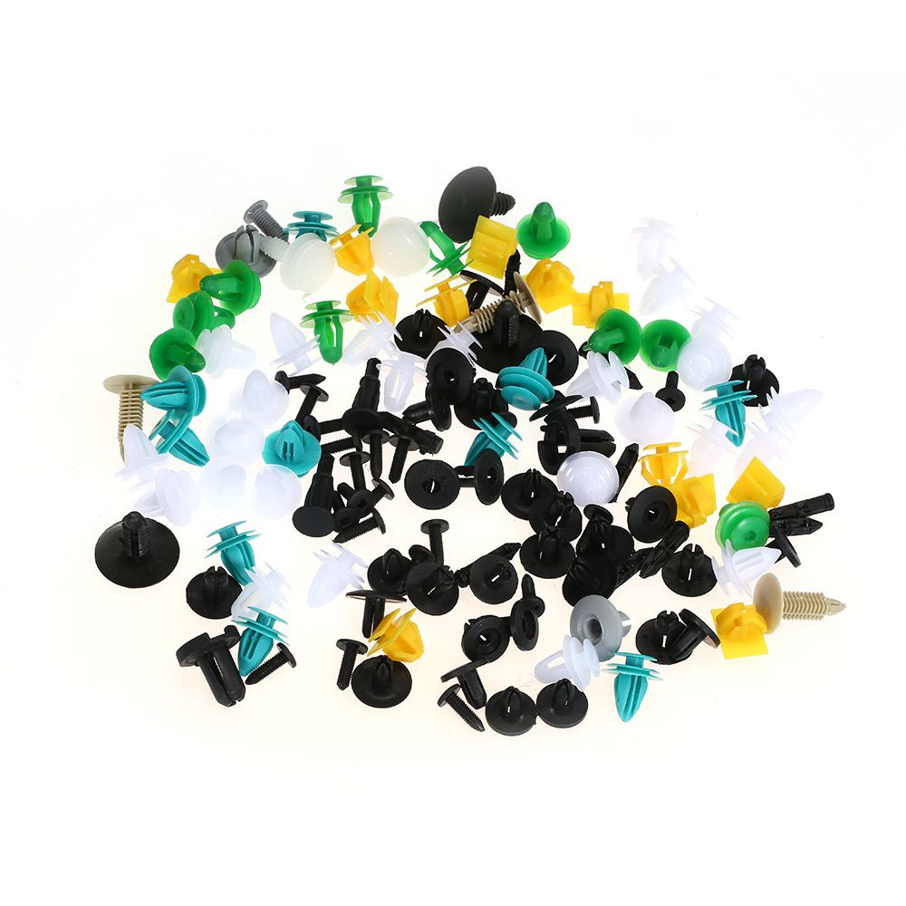Auto Fastener Clips 100PCS Car Mixed Universal Door Trim