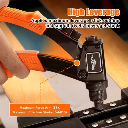 Handle Riveting Tool Set Hand Blind Riveter Pliers Insert Rivet Gun Manual Mandrels Threaded Rivet Machine With M3 - M12 Nuts