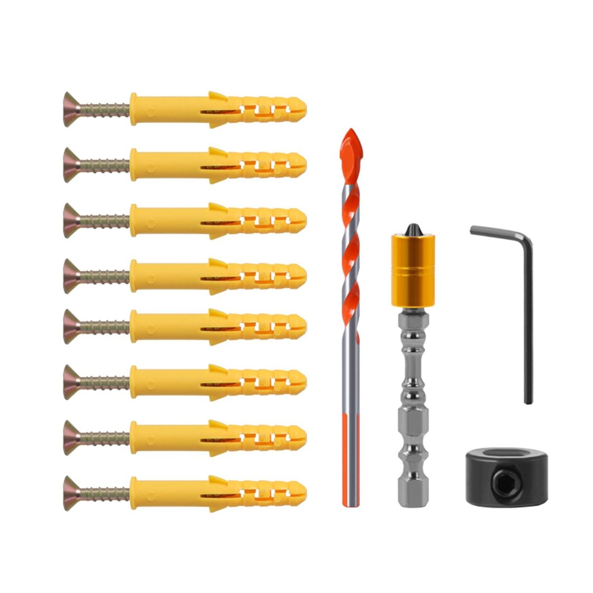 Wall Screws And Anchors Magnetic Cross Head Screwdriver Bit