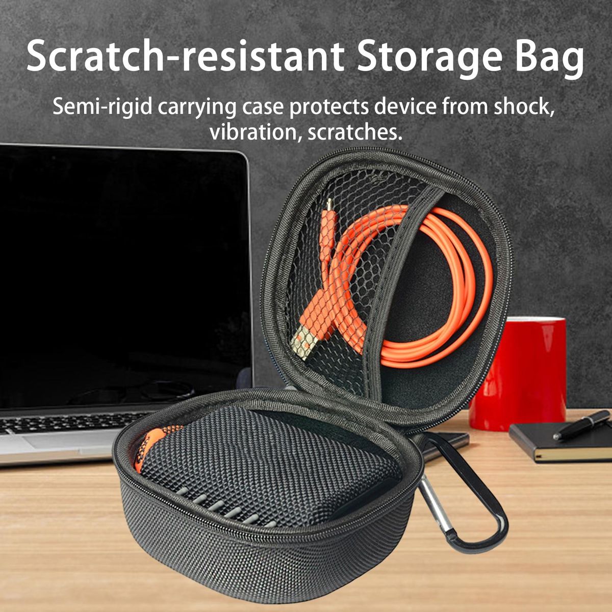 Compact Travel Case for Electronics Compact Soundlink Micro Speaker Black