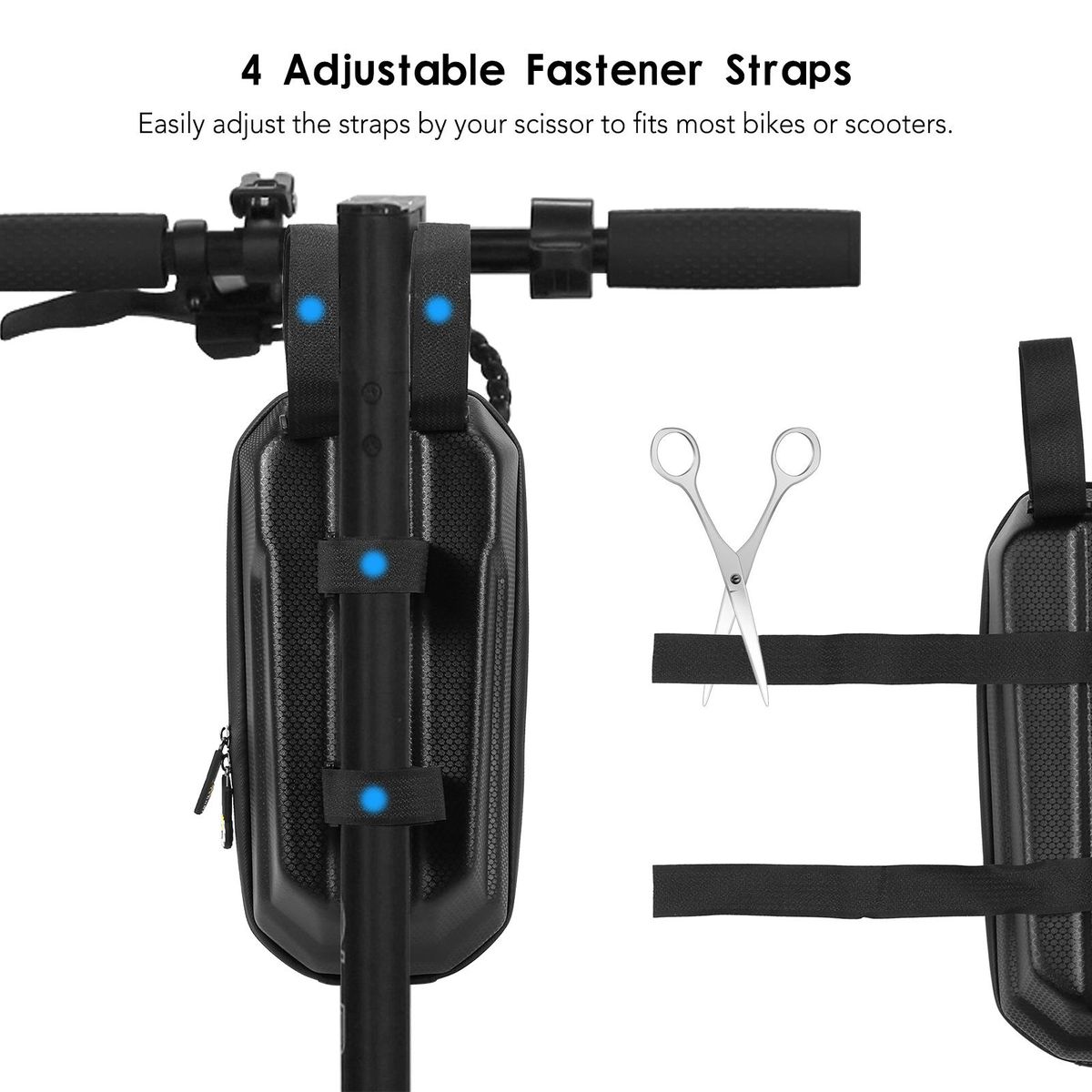 Rainproof Electric Scooter Storage Bag with Multifunctional Disc Brake Lock