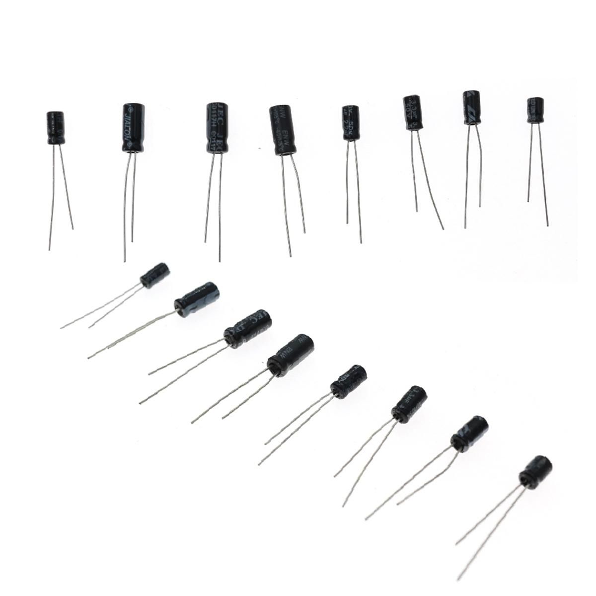 630PCS 24 Kinds of Electrolytic Capacitors Sample Box 630Pcs Set 01UF-1000UF