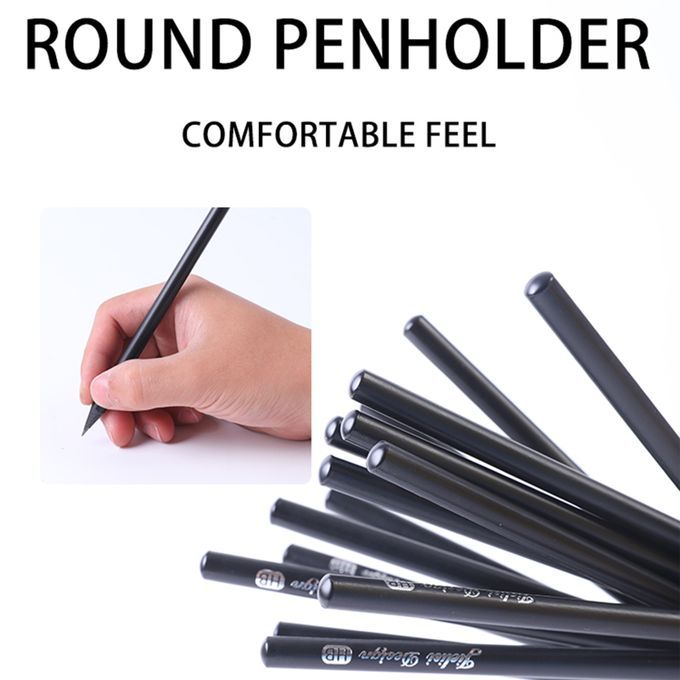 12 Pcs HB Writing Pencil Set Graphite Core Drawing
