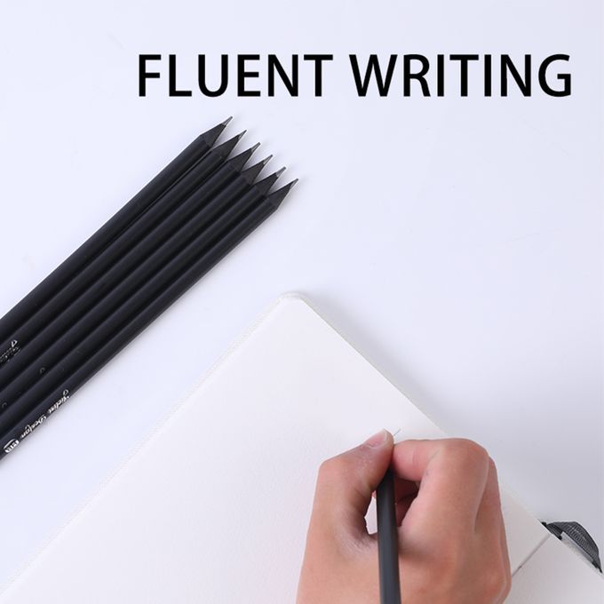 12 Pcs HB Writing Pencil Set Graphite Core Drawing