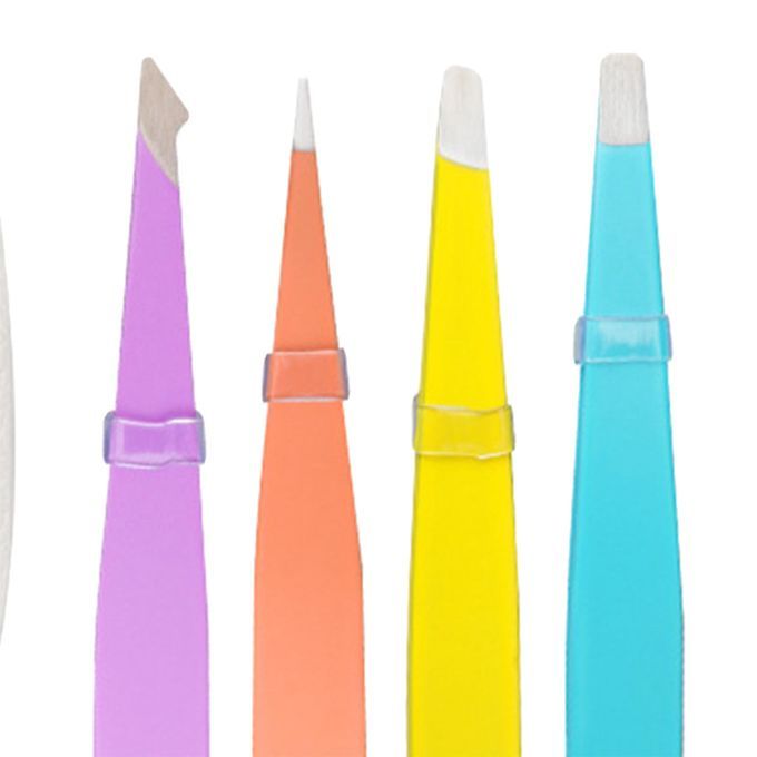 Colorful Eye Brow Clips Professional Stainless Steel For Hair Coloful
