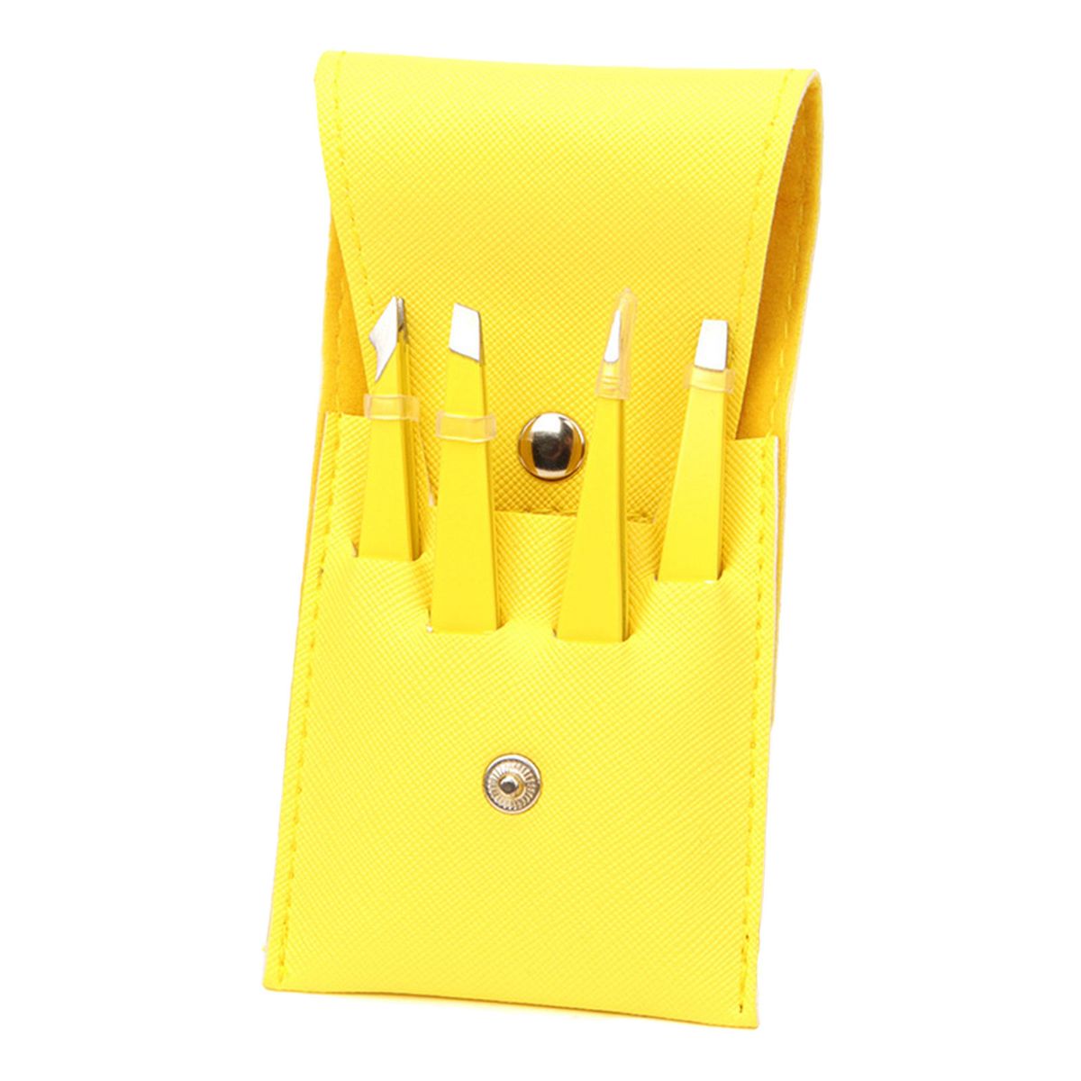 Removal  Tools 4 In1 For Facial Eyebrows Ingrown Hair Yellow Set