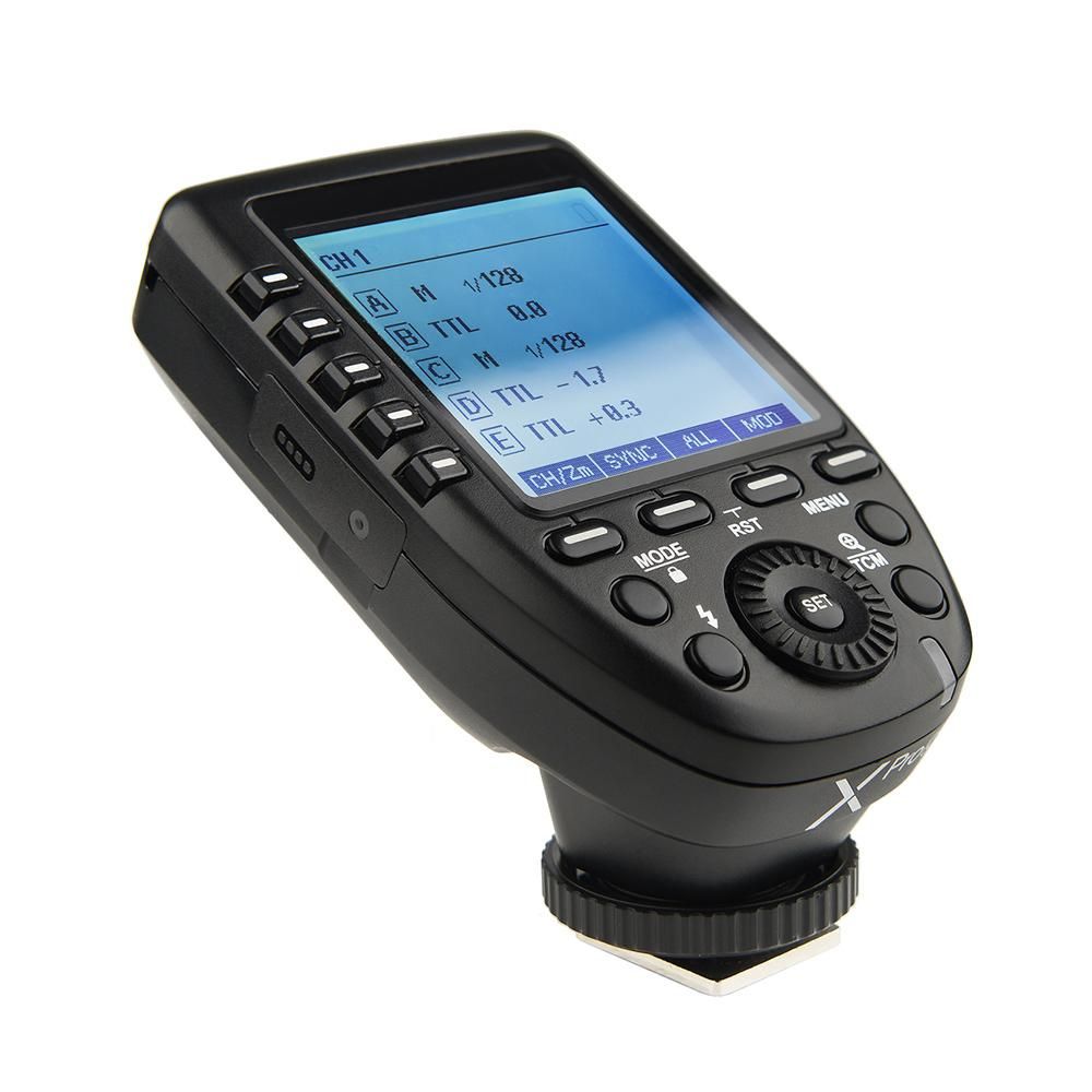 Godox Xpro-C E-TTL II Flash Trigger Transmitter 2.4G Wireless X System 32 Channels 16 Groups Support TTL Autoflash 1/8000s HSS Replacement for Canon EOS Series Cameras for Godox Series Camera Flashes Outdoor Flashes and Studi