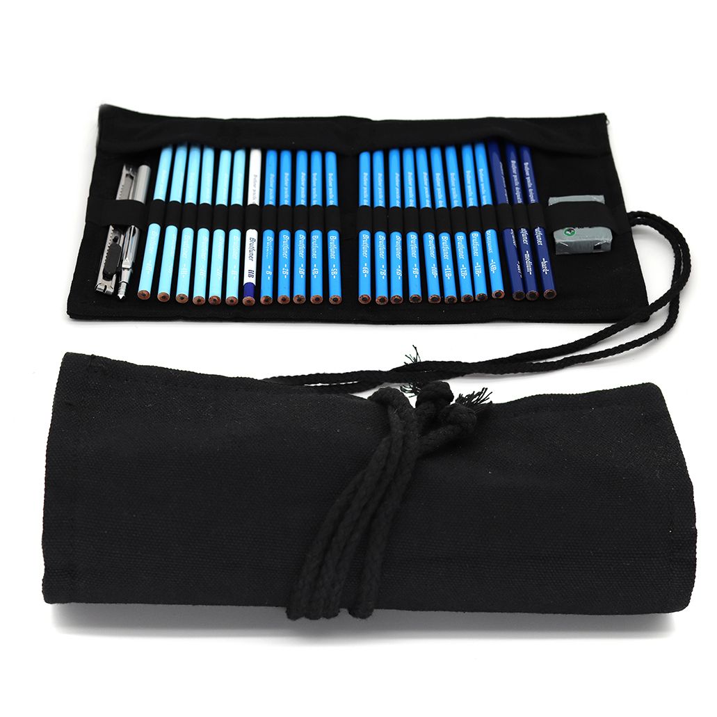 Professional 28/38pcs Sketching Pencil Set Wood Pe