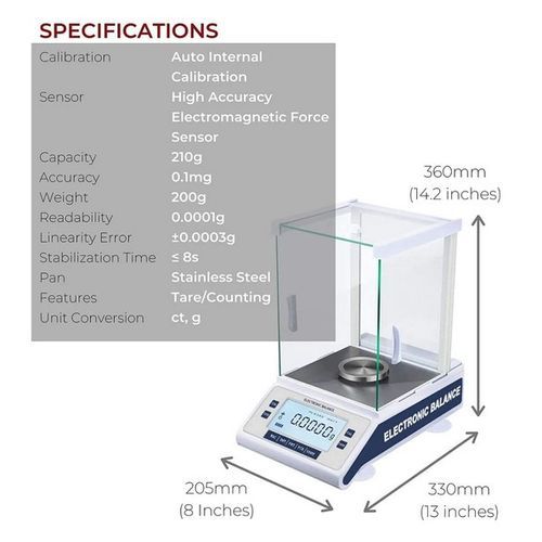 Analytical Balance 0.1 Mg - 210 G