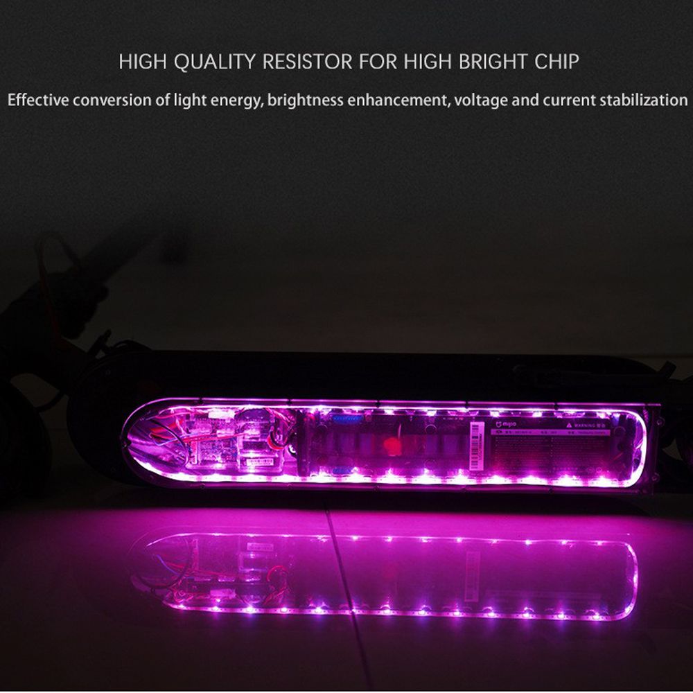 BT LED Strip Light Electric Scooter Chassis Decorative