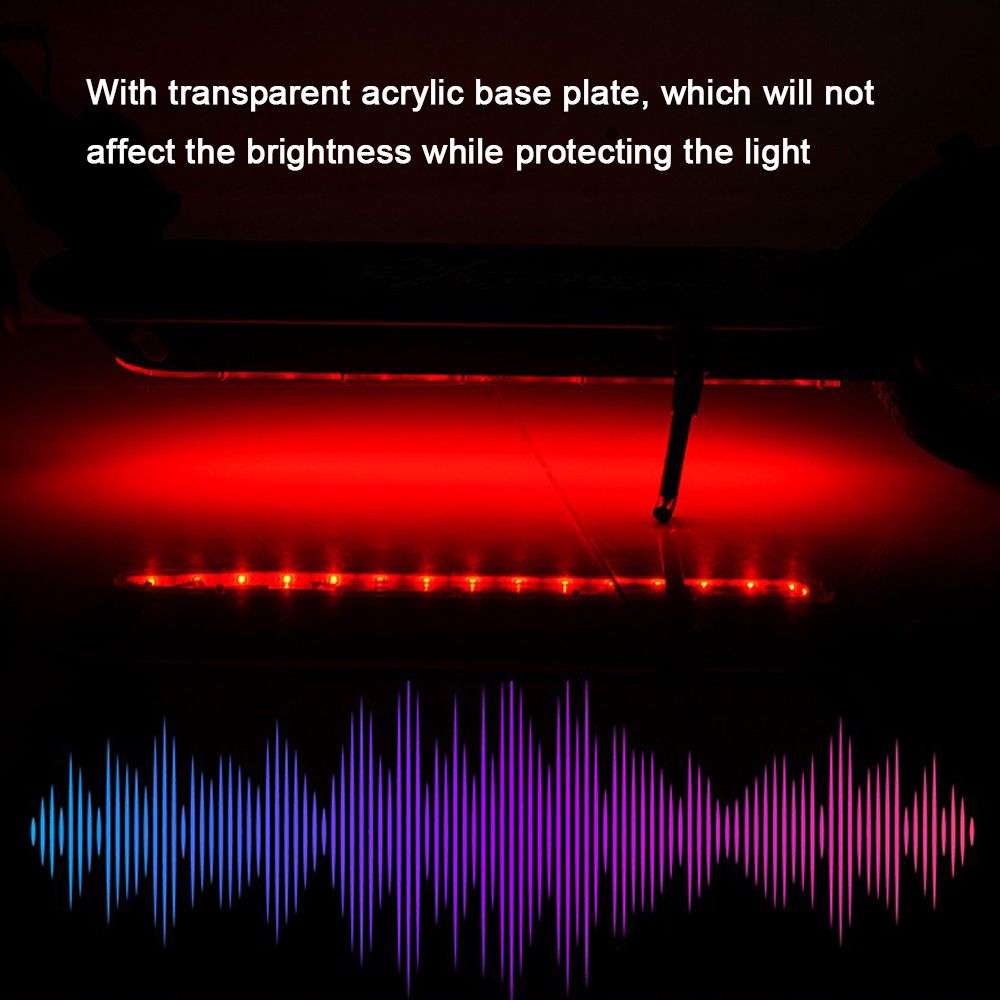 BT LED Strip Light Electric Scooter Chassis Decorative