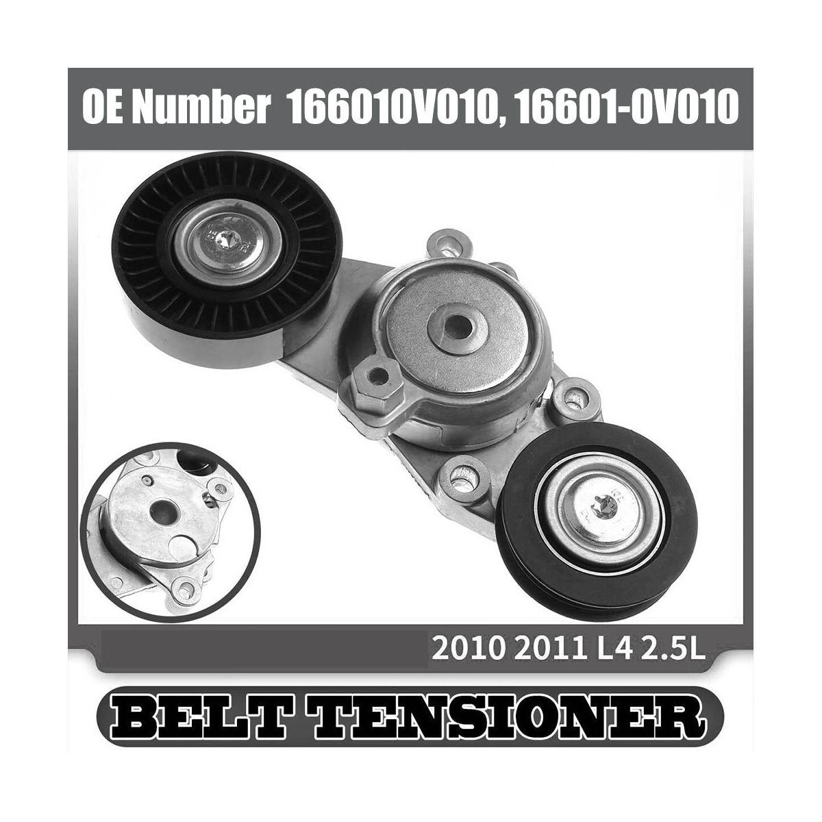 16601-0V010 Belt Tensioner Assy for Toyota Camry 2010 2011 L4 2.5L