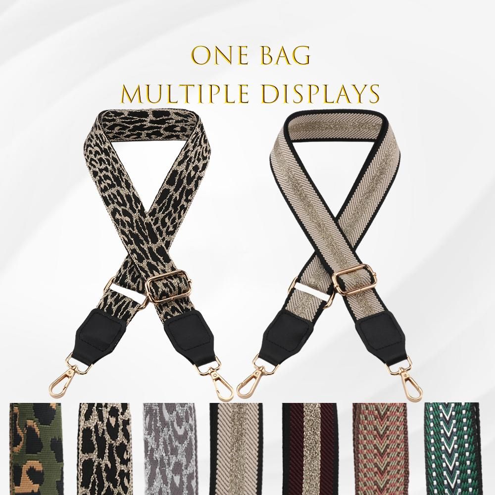 Adjustable shoulder bag strap for crossbody handbag strap fashionable Colourful wallet woman accessories replaceable bag bandage