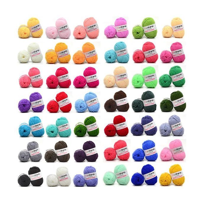 4 Strands Of Milk  Otton Baby Wool  Hildren'S Hand- Ed Hand-Knitted Thread Worsted Hand-Knitted Wool-19 Bla K