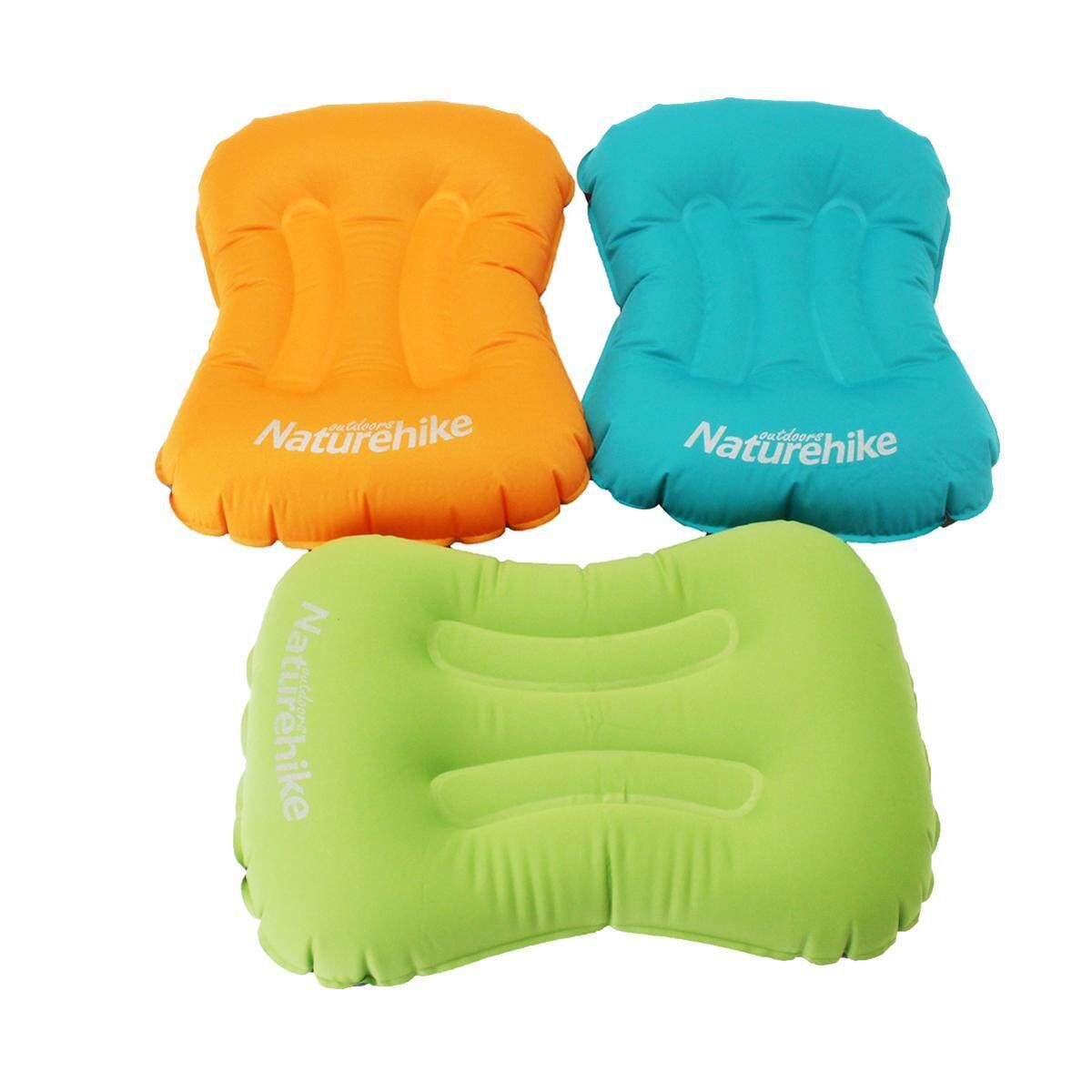 Gonflable Coussin Oreiller Outdoor Rest Camping Voyage Bureau +1 Sac Blue