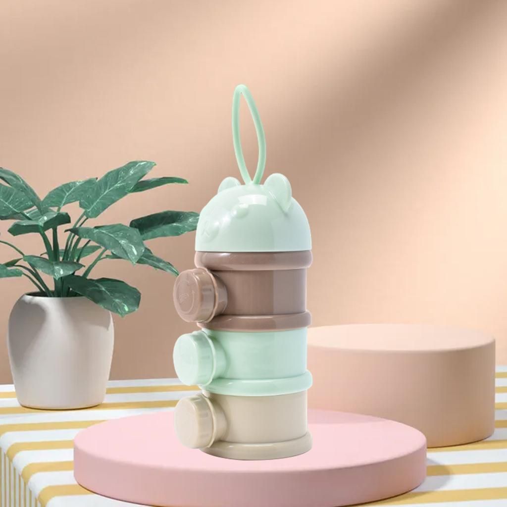 Milk  Box Formula Dispenser Baby Snacks Container  Layers