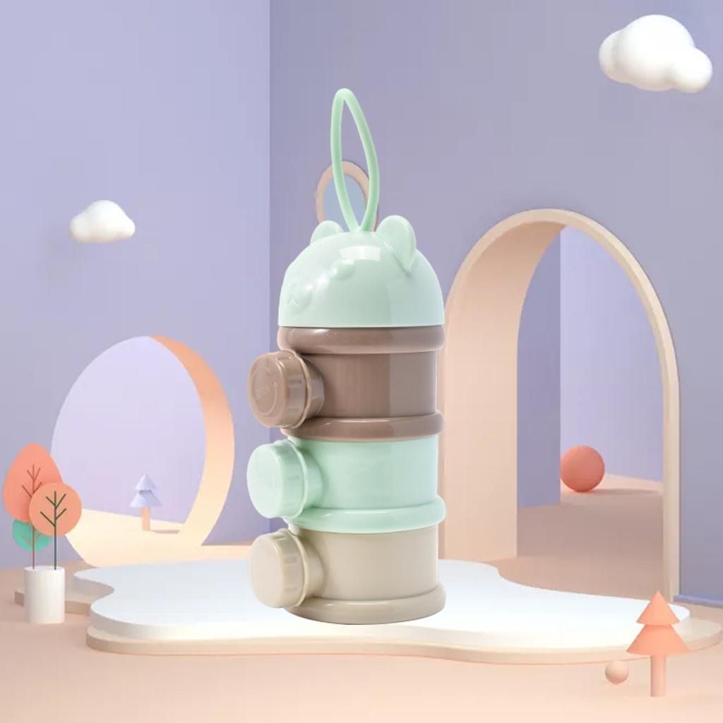 Milk  Box Formula Dispenser Baby Snacks Container  Layers