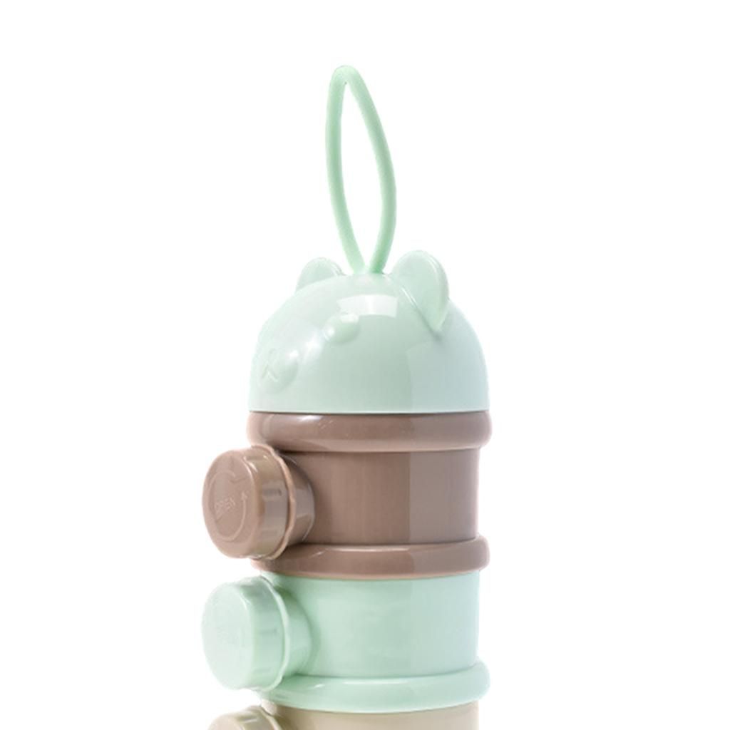 Milk  Box Formula Dispenser Baby Snacks Container  Layers