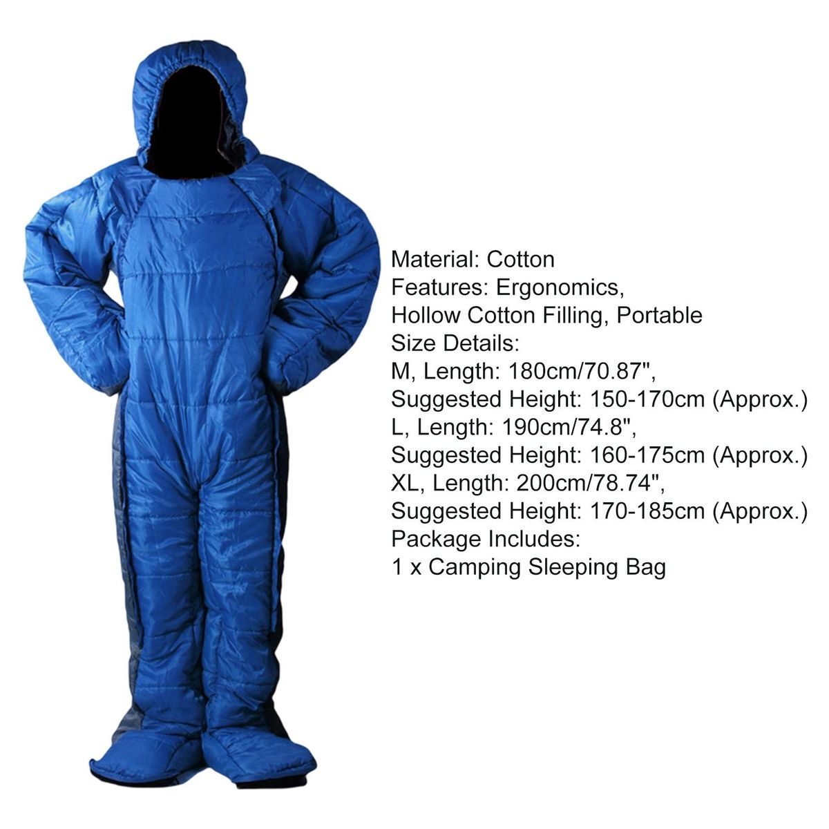 Alien Sleeping Bag Hospital Escort Warm Sleeping Bag Blue