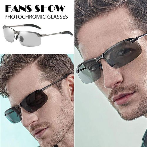 Photochromic Sunglasses With Polarized Lens Anti Glare Driver Sunglasses