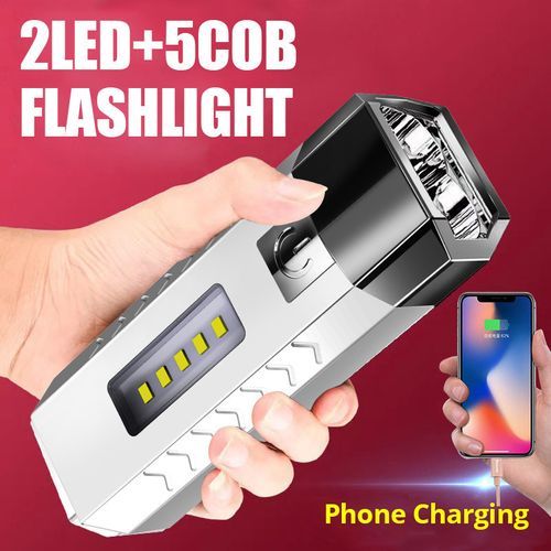 Led Brightest Flashlights High Lumens Rechargeable