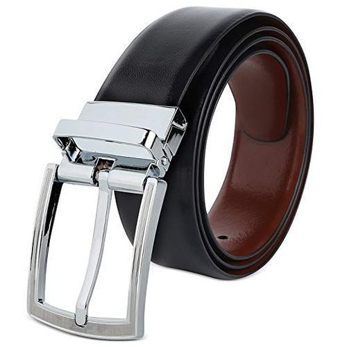 Black-Brown Double Sided Reversible Men Leather Belt