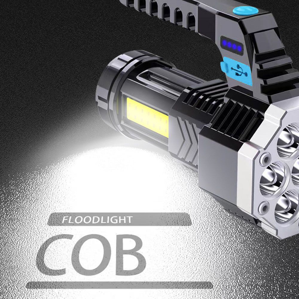 Outdoor Portable Camping Fishing Flashlight Multi-Modes