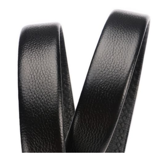 Classy Leather Automatic Mens Strap Belt -Black