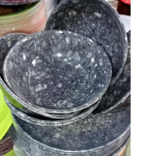12 Pieces Unbreakable Ceramic Flat And Soup Plates