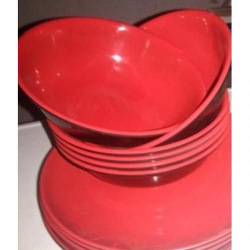 Unbreakable 6 Cereal Bowl + 6 Breakfast Plate Set