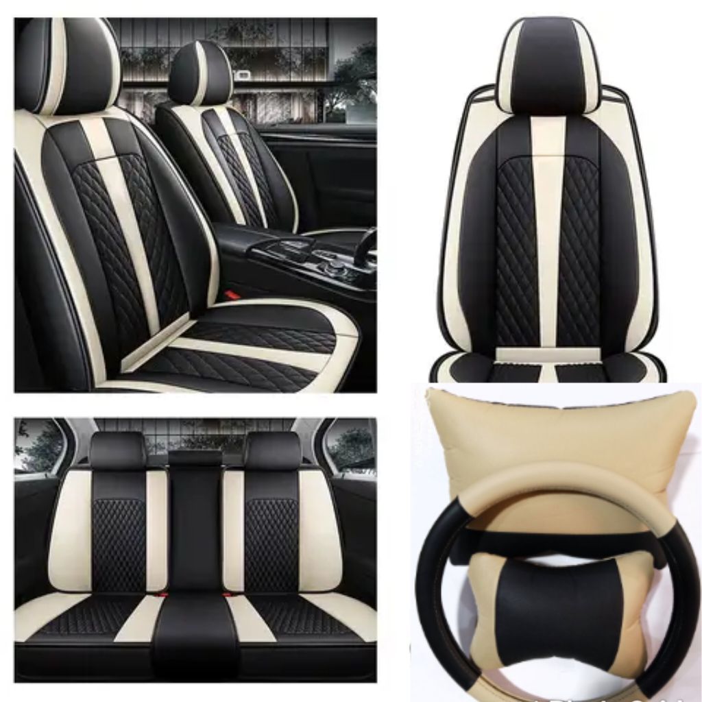 Car Seat Cover Pu Leather Seat For All Five Seater Cars/suv